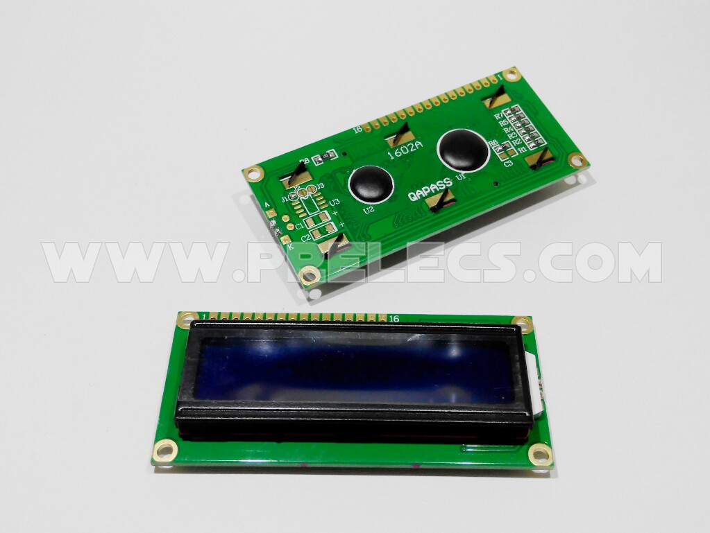 LCD Module 16x2 ตัวหนังสือสีขาว Blue Screen