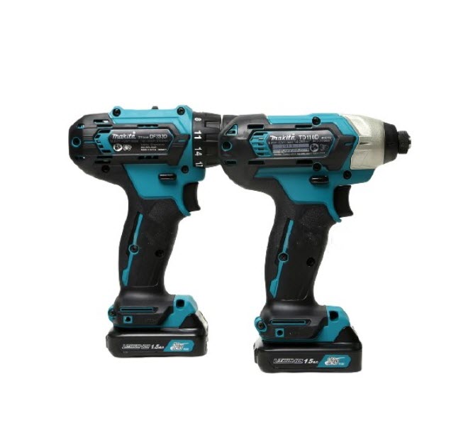 สว่านไขควงไร้สาย+ไขควงกระแทกไร้สาย Makita มากีต้า รุ่น DF333DZ+TD110DZ (แท้) ##