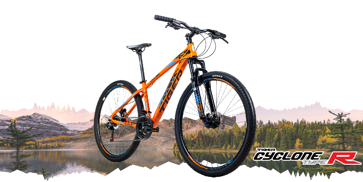 จักรยานเสือภูเขา CYCLONE TYPE R เฟรมอลูมิเนียม 24 สปีด ล้อ 27.5