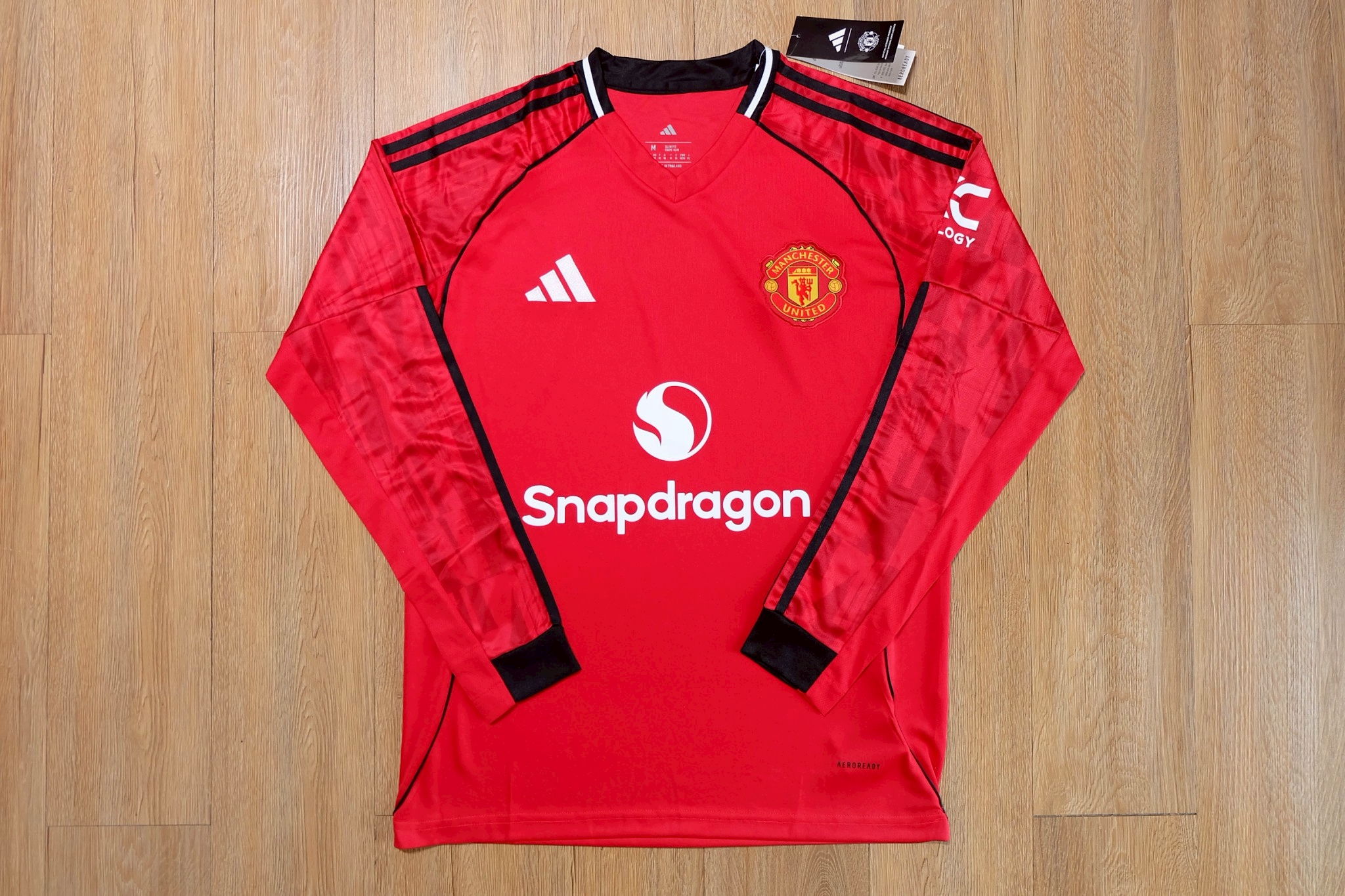 Manchester United 2025/26 Long Sleeve Home Jersey เสื้อแมนยู เหย้าแขนยาว ฤดูกาลใหม่ เกรดแฟนบอล