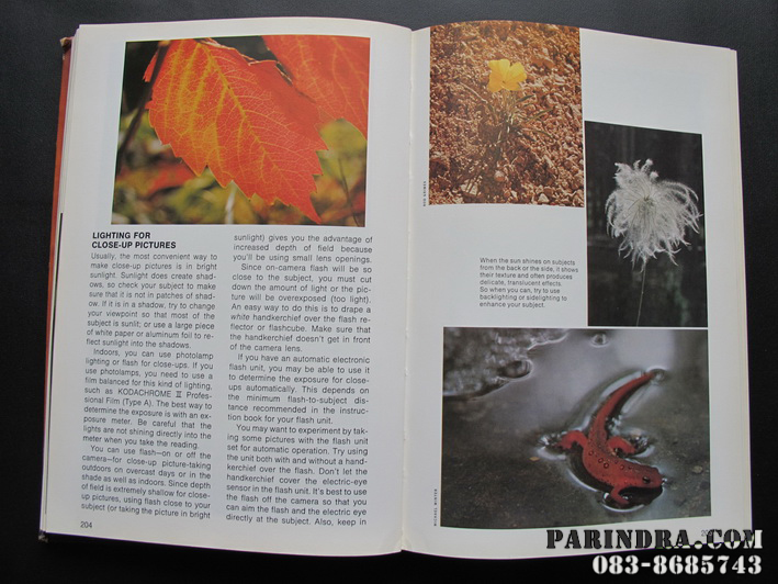 หนังสือไอเดียถ่ายภาพของ Kodak : Adventures in Color-Slide Photography