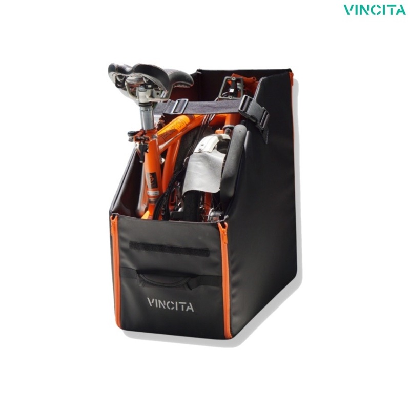 Vincita B132I กล่องใส่จักรยานพับบรอมตัน สำหรับล้อ 16 นิ้ว - Keeper Brompton Box