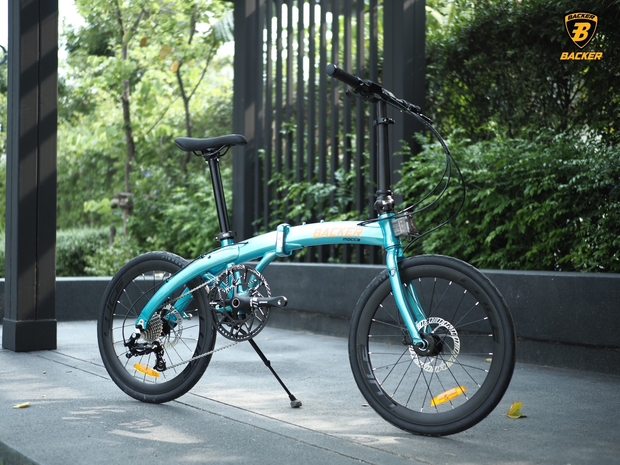 จักรยานพับ BACKER MOCCA เฟรมท้อปอลู เกียร์ SenSah 1*10 สปีด วงล้อ 20 นิ้ว-451 ปี 2021