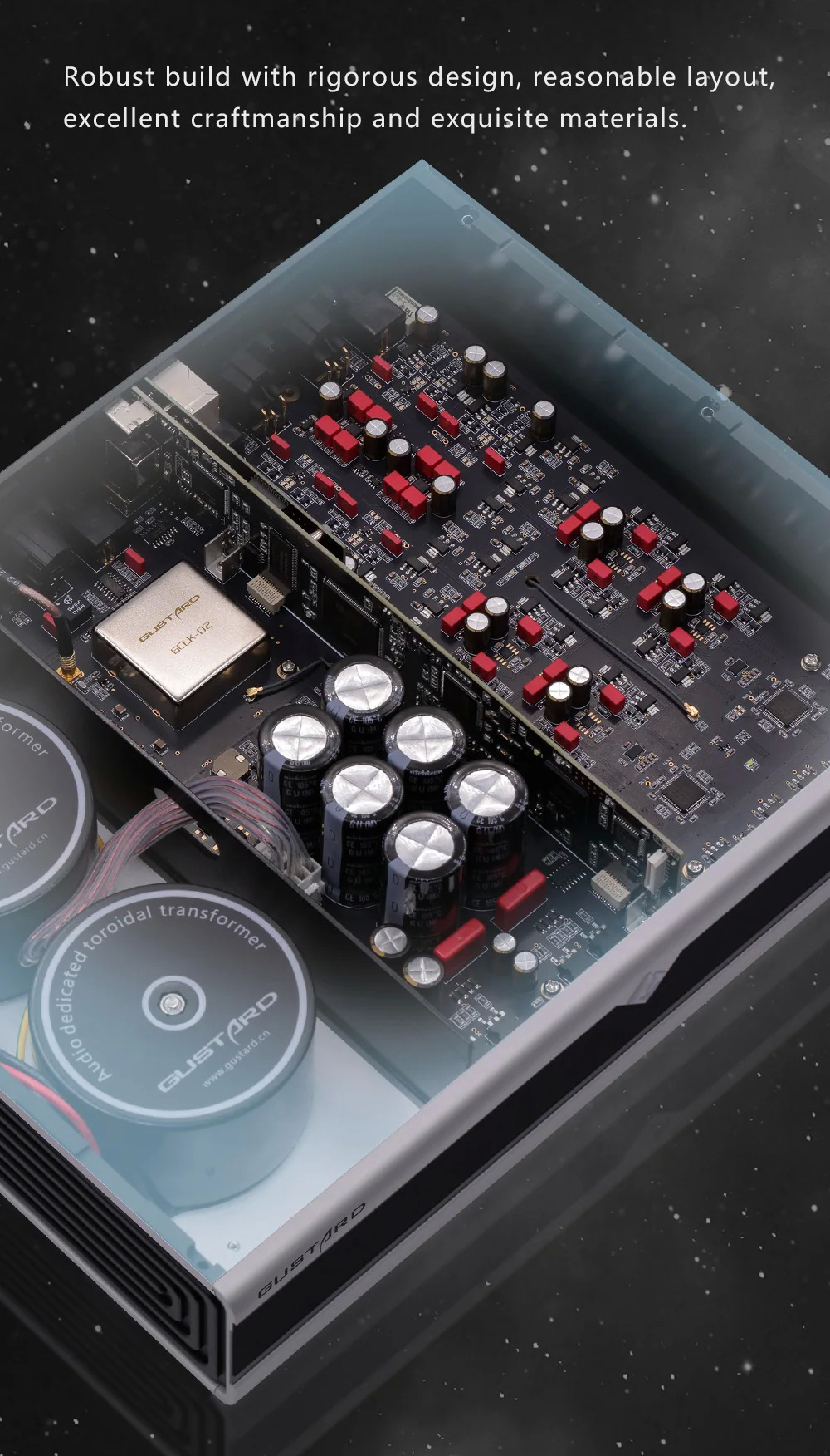 Gustard X26III DAC ตั้งโต๊ะระดับเรือธงชิป ES9039SPRO x2 รองรับ MQA, Roon bridge ประกันศูนย์ไทย