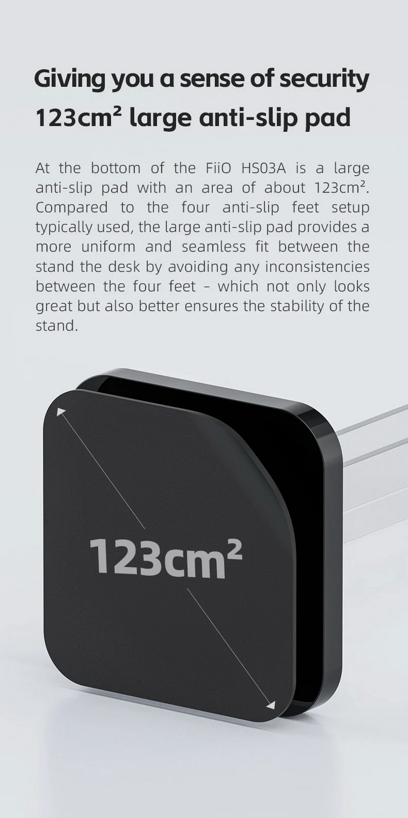 FiiO HS03A ขาตั้งหูฟัง Headphone ดูดีมีสไตล์ สำหรับแขวนหูฟังที่คุณชื่นชอบ