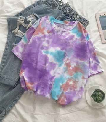 เสื้อมัดย้อม สไตล์พาสเทล