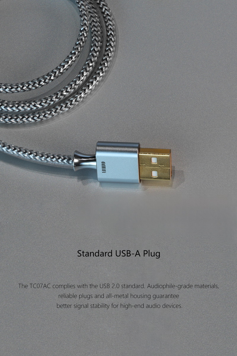 DD TC07AC สายแปลง USB-C เป็น USB-A สำหรับเครื่องเสียง