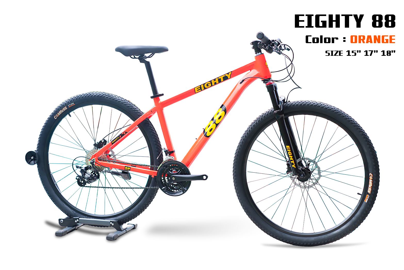 88 GIGHTY 2025 Mountain Bike – 24-Speed | 29" Wheels | Aluminum Frame with 5-Year Warranty!