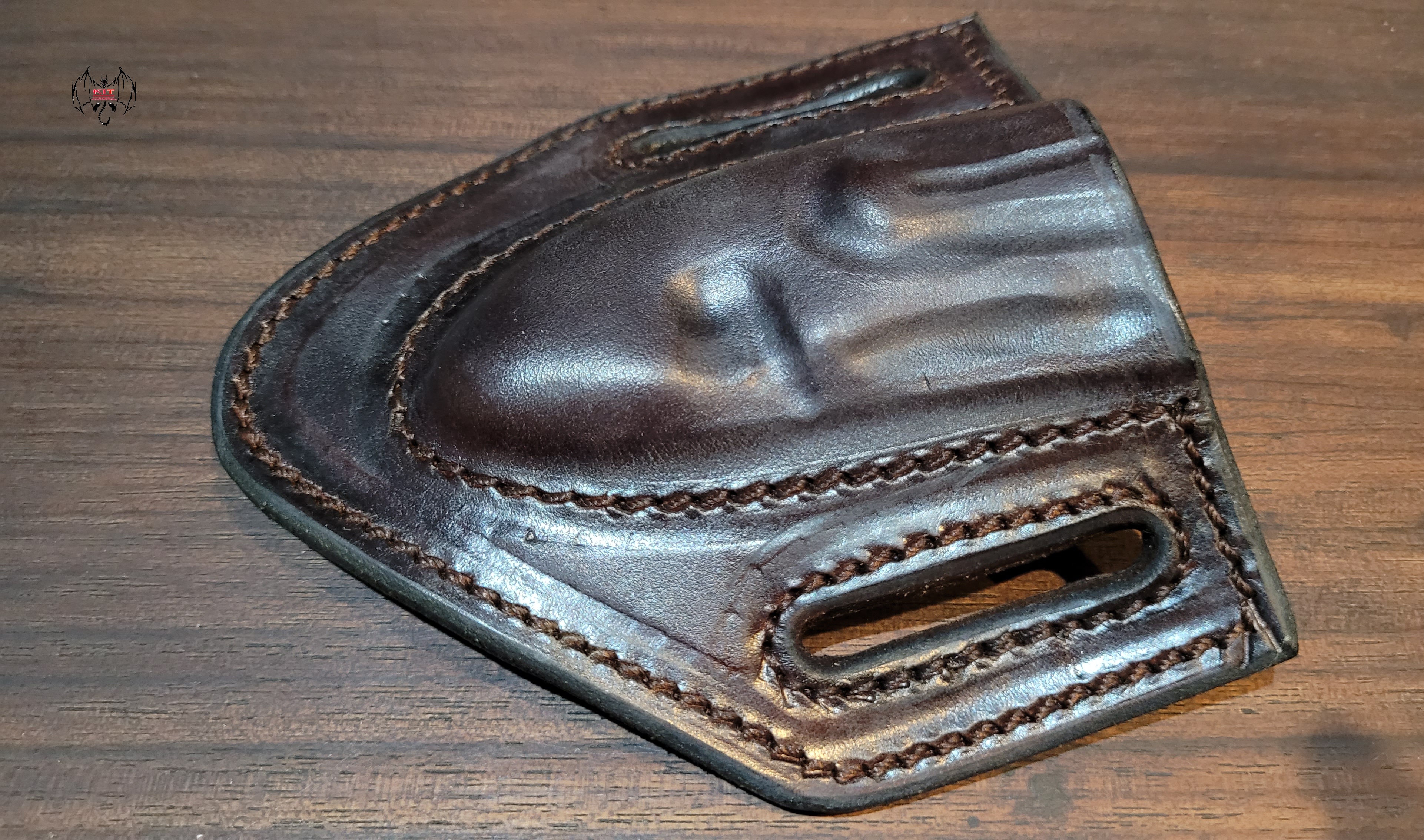 Hinderer Knives XM-18 3.5″ Tip Down Folder Sheath- Dark Brown