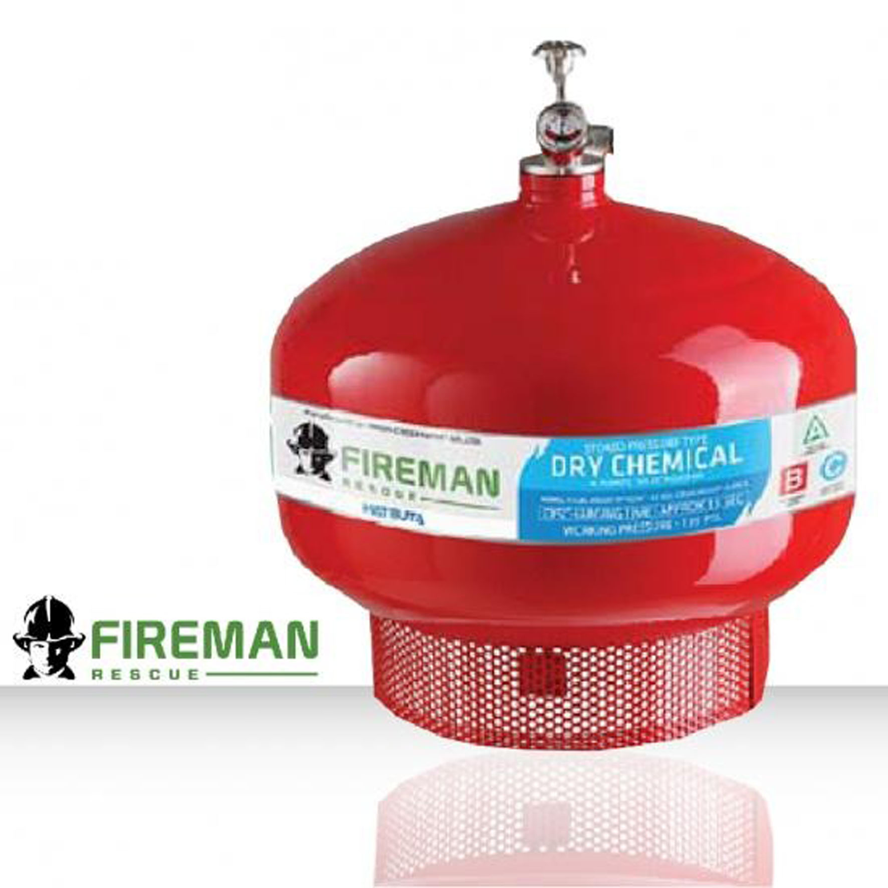 ถังดับเพลิงอัตโนมัติชนิดผงเคมีแห้ง BC แบบแขวนเพดาน ยี่ห้อ FireMan
