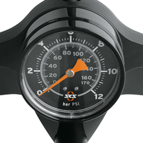 สูบตั้งพื้น SKS AIRKOMPRESSOR 12.0, 174 PSI 12 BAR ด้ามเหล็ก
