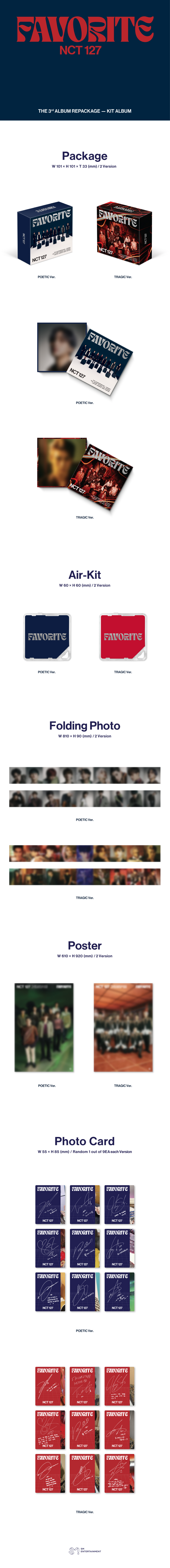 (Kit Ver.) #NCT 127 [Favorite] Random Ver.