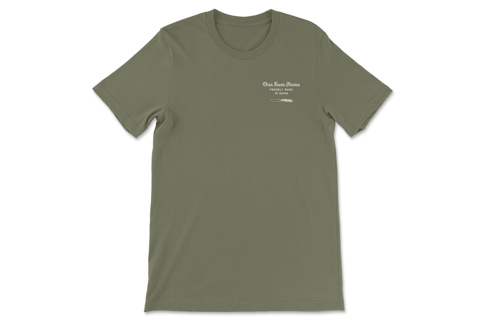 CRK T-Shirt SS "Big Bucks"Military Green