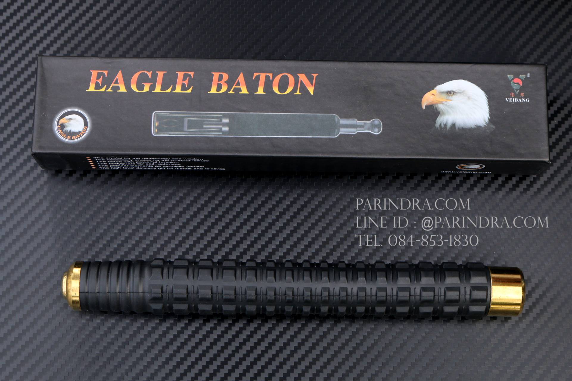 ดิ้วเหล็กอย่างดี Eagle Baton Patened 26 สีทอง ขนาด 25 นิ้ว