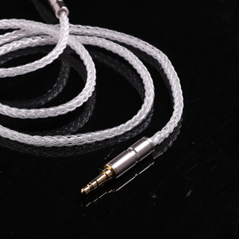 ขาย BGVP 6N Silver สายอัพเกรดหูฟัง ทองแดงชุบเงิน ถัก 8 ระดับ 6N