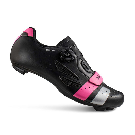 รองเท้าปั่นจักรยานเสือหมอบ รองเท้าเสือหมอบ LAKE CX176 Wide Road Shoes ,ล๊อคเอ็นบิด หน้าเท้ากว้างใส่สบาย