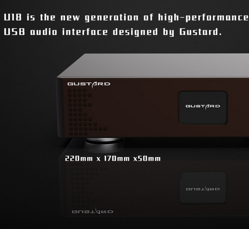 Gustard U18 อินเทอร์เฟซเสียง USB ชิป XMOS XU216 จำนวน 16 คอร์ ประสิทธิภาพสูง ประกันศูนย์ไทย