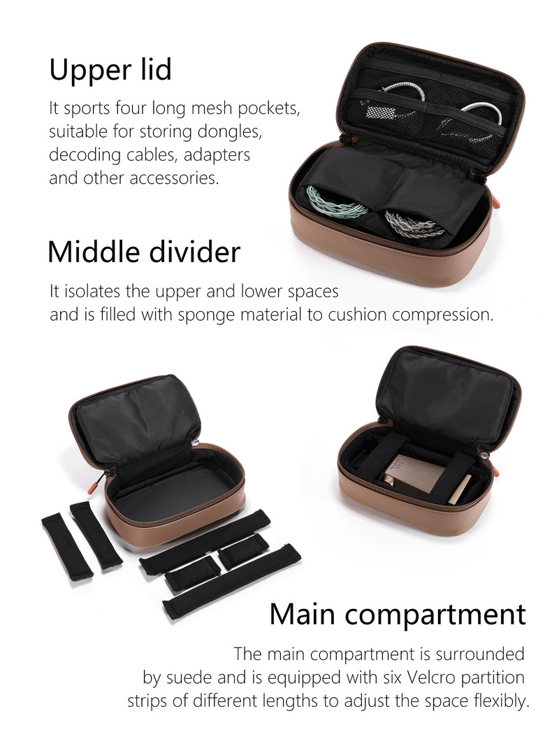 DD CZ180 เคสเก็บของพกพา เก็บหูฟัง สายหูฟัง เครื่องเล่นพกพา ได้สบาย จุได้เยอะ