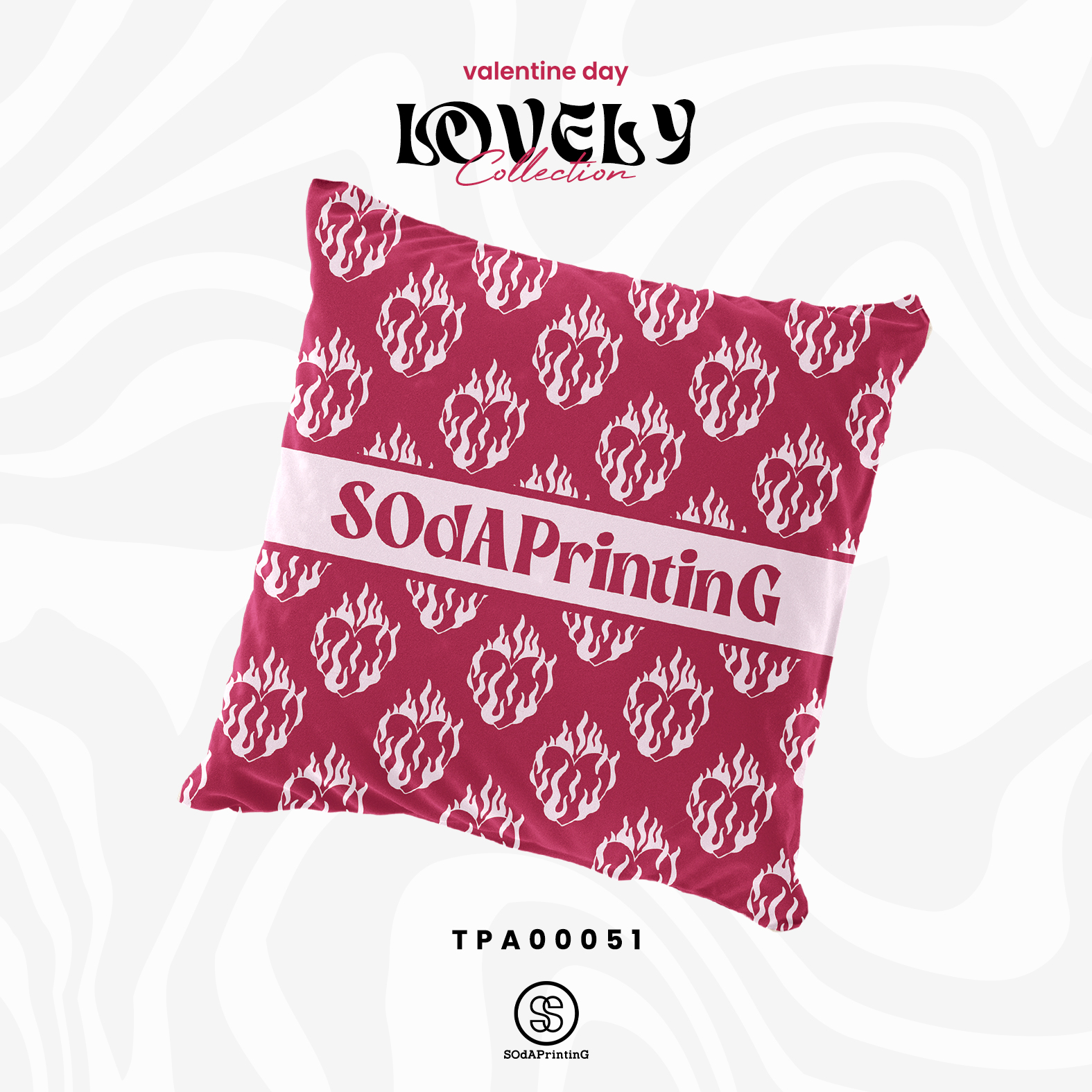 หมอนอิง ลาย Lovely Collection รหัส TPA00051 #SOdAPillow #SOdAhome