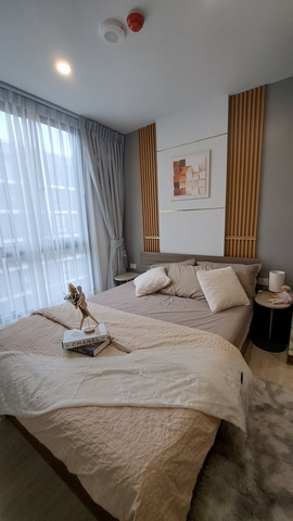 ให้เช่าคอนโด นิว ครอส คูคต สเตชัน ตึก B 27 ตร.ม.ทิศเหนือ เฟอร์ครบ มีเครื่องซักผ้า ติดรถไฟฟ้าคูคต