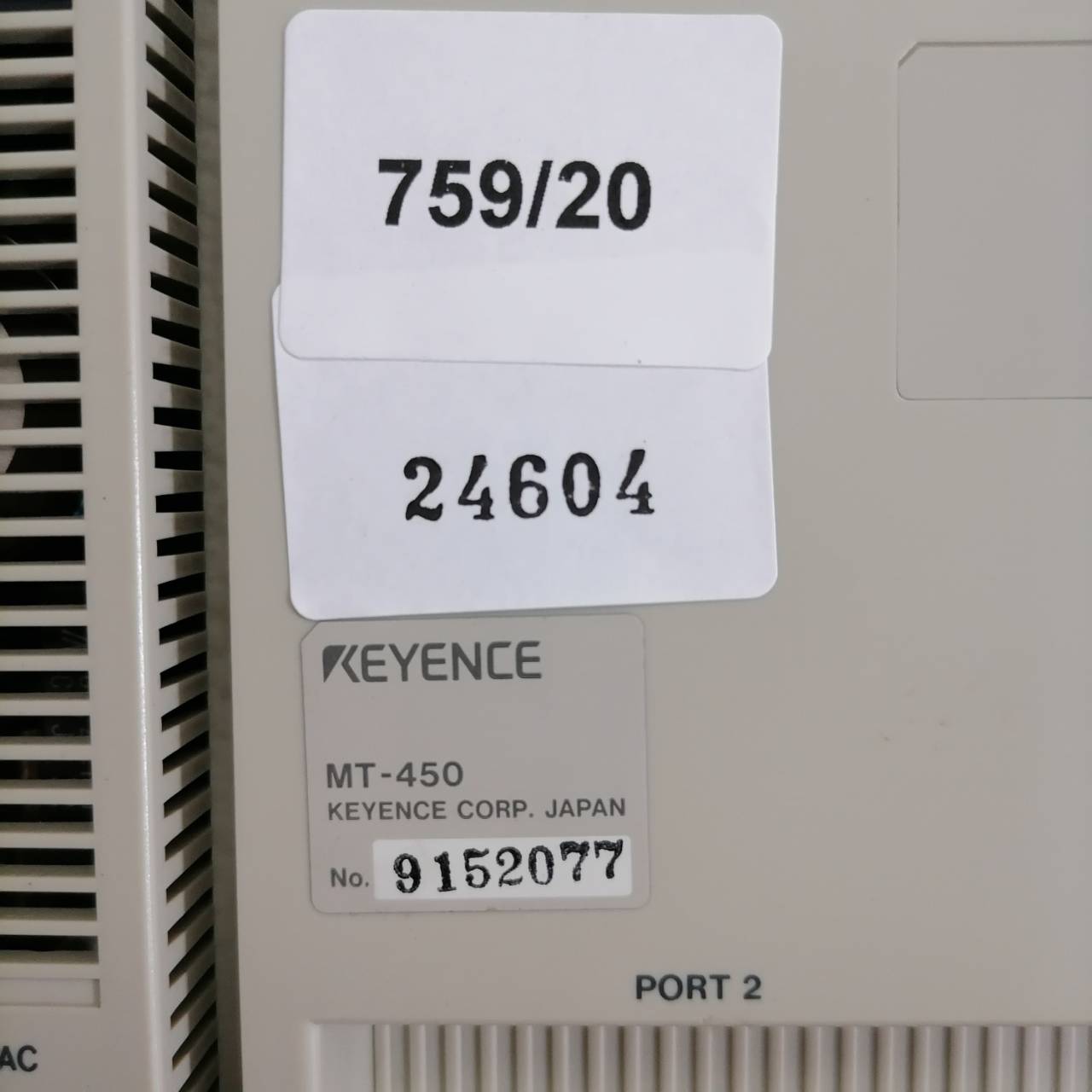 MT-450 HMI " KEYENCE "