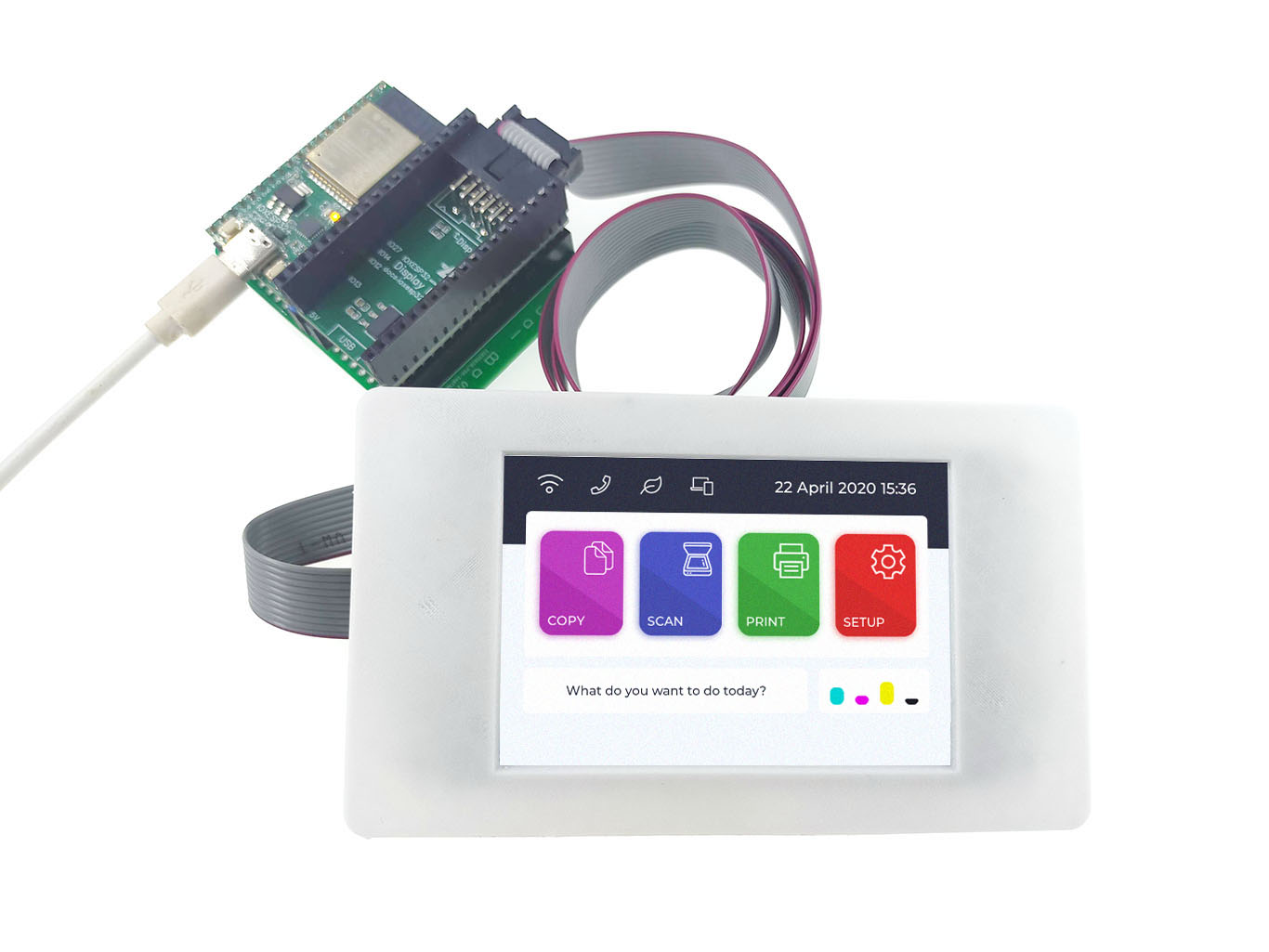 IOXESP32 Display Kit ชุดจอ 3.5 นิ้ว ทัช Capacitive สำหรับ IOXESP32