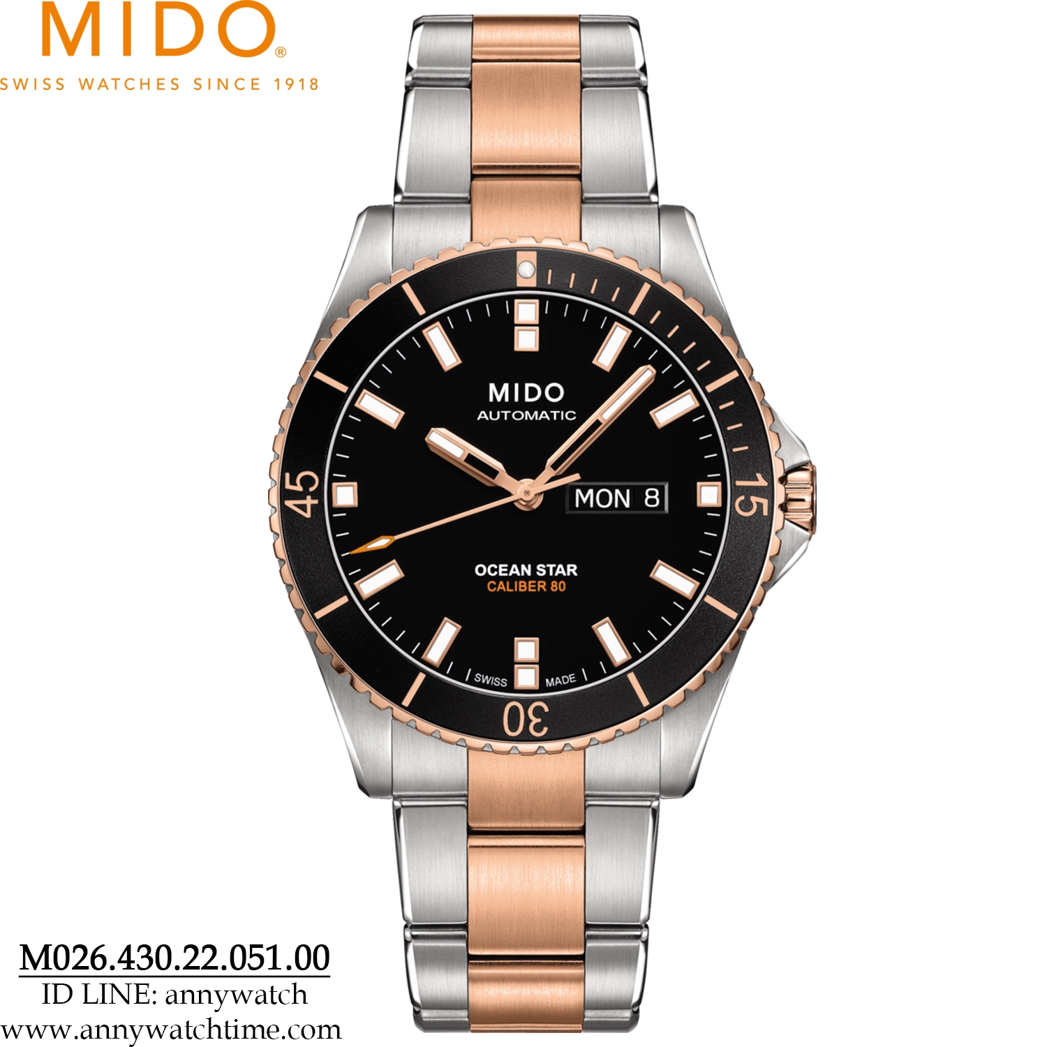 MIDO M026.430.22.051.00