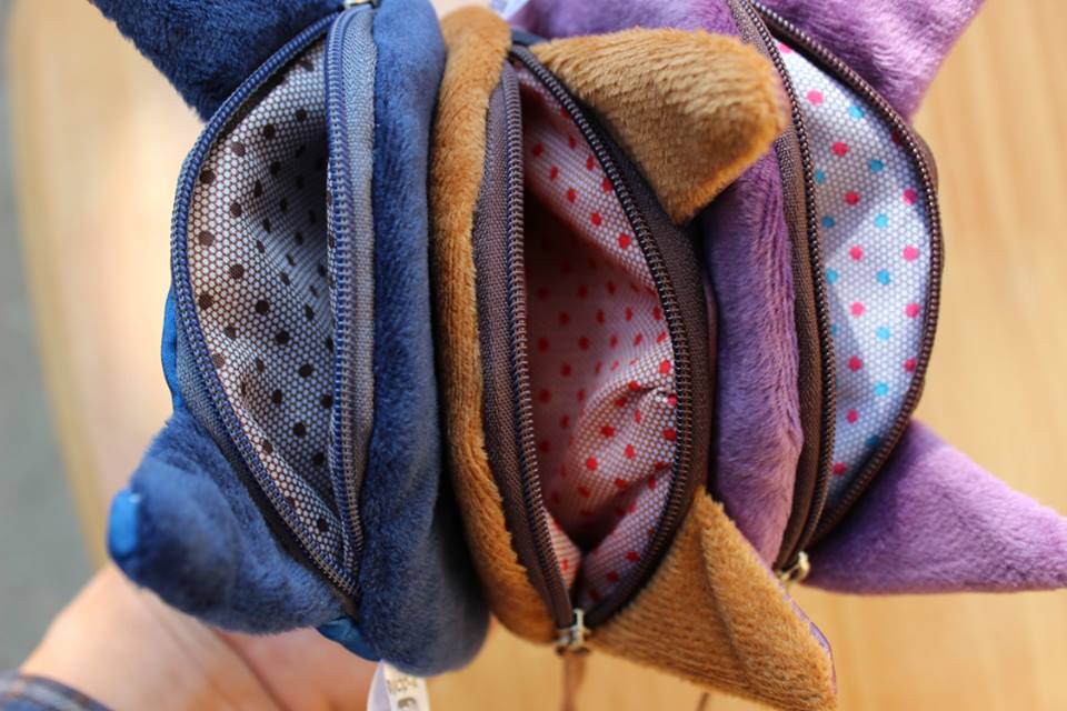 [พร้อมส่ง] กระเป๋าใส่เหรียญหน้าแมว 3D ส่งฟรี EMS