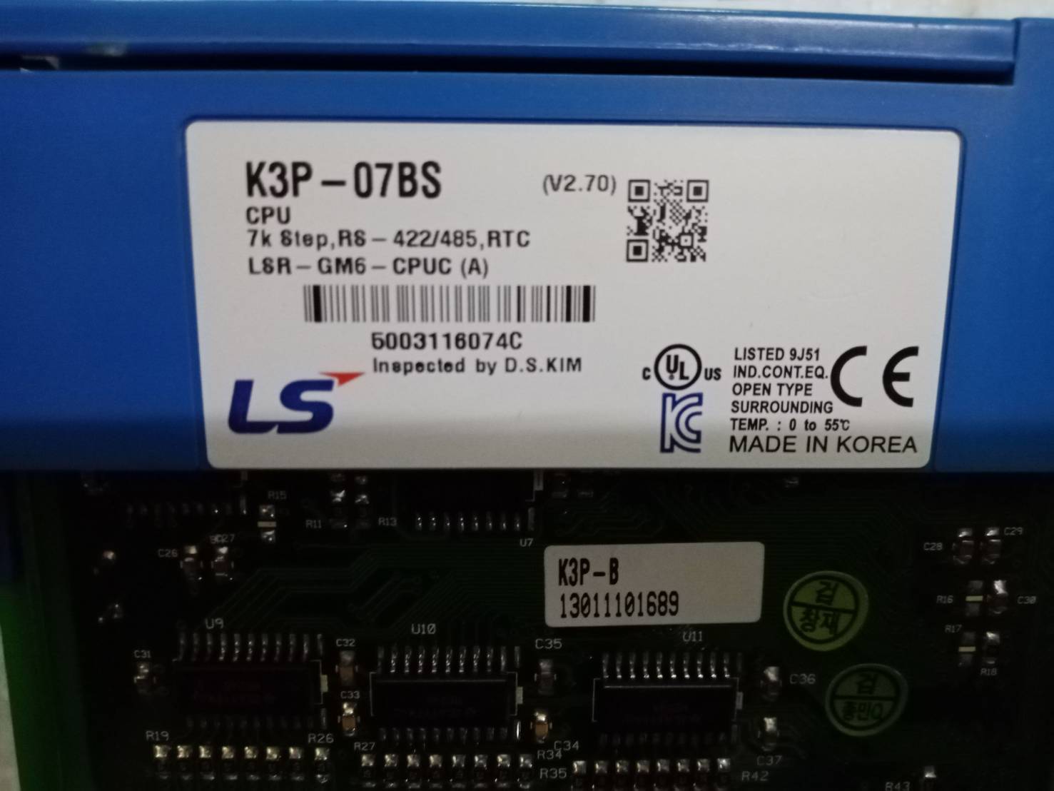 PLC " LS " รุ่น K3P-07BS