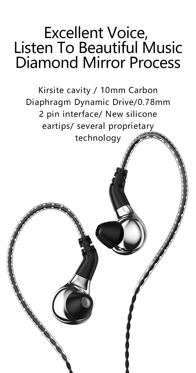 ขาย Blon BL03 หูฟัง Dynamic 10mm ใช้ Carbon Diaphragm เป็นส่วนประกอบไดร์เวอร์