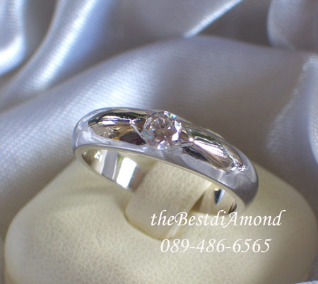 BR023RD+++ แหวนปลอกมีด ยกสูง+++แหวนเท่ห์ๆ มีสไตน์ เรียบ ใส่ได้นานๆ ใส่ได้ทั้งหญิงและชาย ดูดีค่ะ ไม่หวานแหววมาก