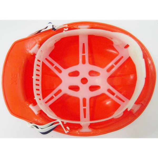 หมวกเซฟตี้ พร้อมสายรัดคาง รุ่นประหยัด ไม่มี มอก. สินค้า oem