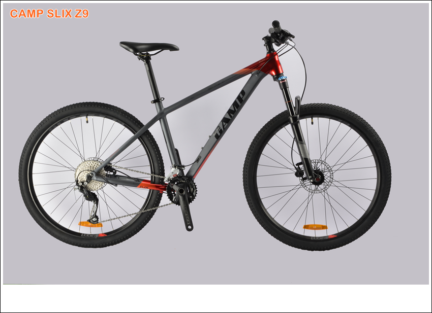 จักรยานเสือภูเขา CAMP SLIX Z9 เฟรมอลู เกียร์ SHIMANO ALTUS 2*9SP.วงล้อ27.5นิ้ว