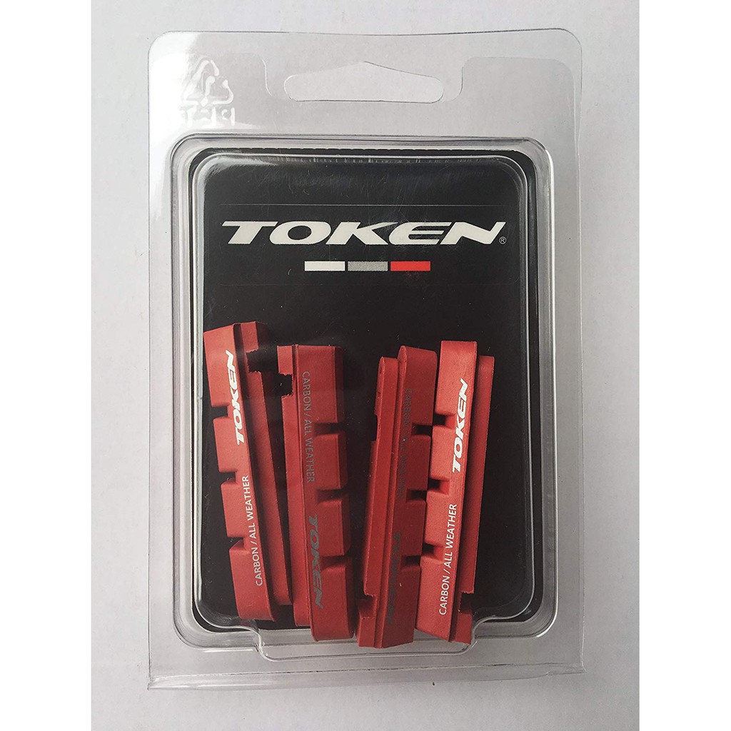 ผ้าเบรคสำหรับขอบล้อคาร์บอน TOKEN TK345 Carbon Brake Pads ผ้าเบรคคาร์บอน
