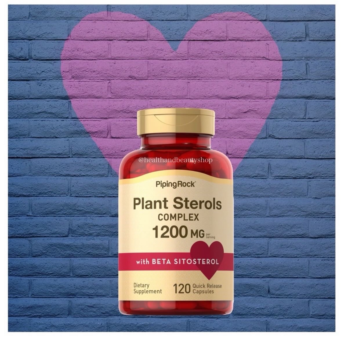 Piping Rock Plant Sterols Complex w/ Beta Sitosterol 1200 mg 120 Softgels