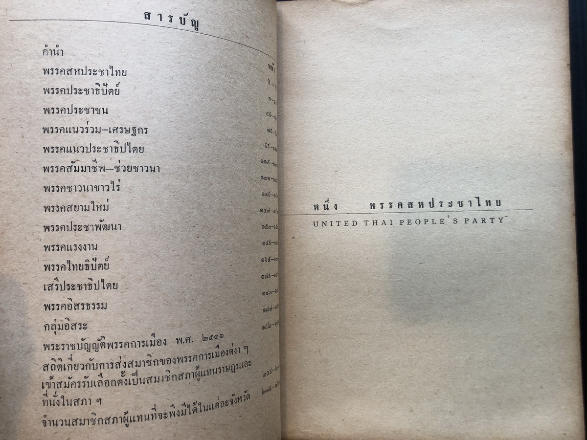 พรรคการเมืองของไทยยุคใหม่