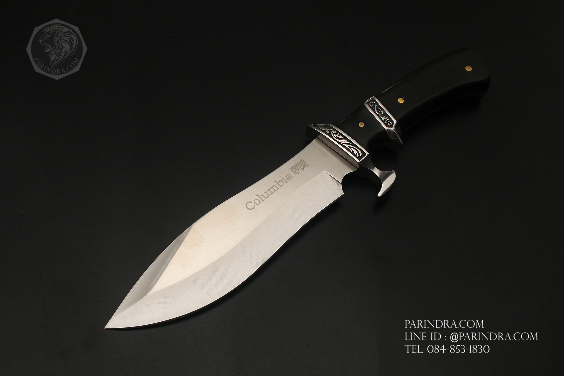 มีดใบตาย Columbia รุ่น A95 ทรงใบมีดสวย หนาใหญ่สะใจ คมกริบ พร้อมปลอกมีด พร้อมใช้