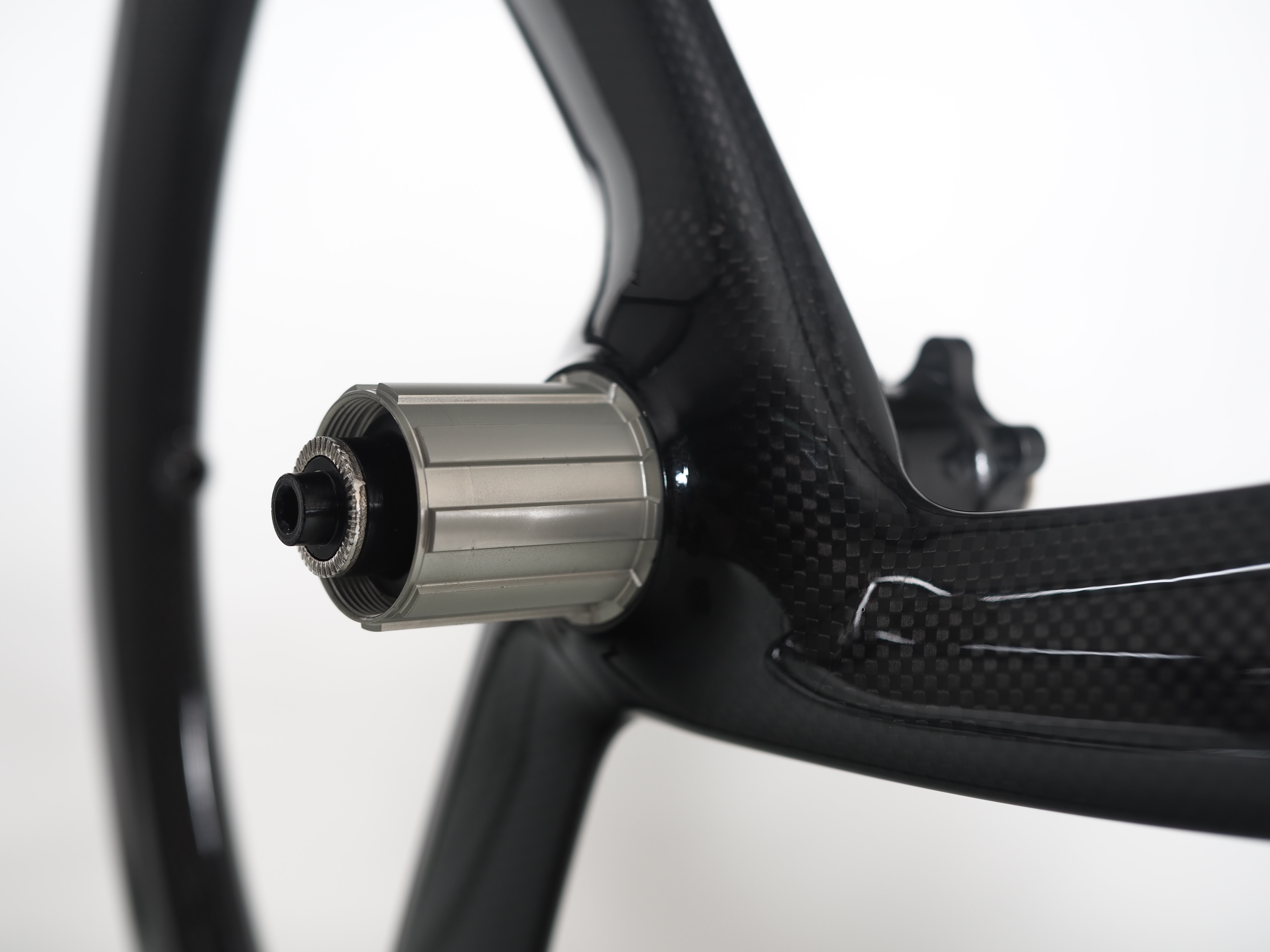 ล้อมินิ ล้อ S-FIGHT คาร์บอน 3 ก้าน ดิสเบรค 20"/451 Tri-spoke Full Carbon Wheelset, FC-20, S719