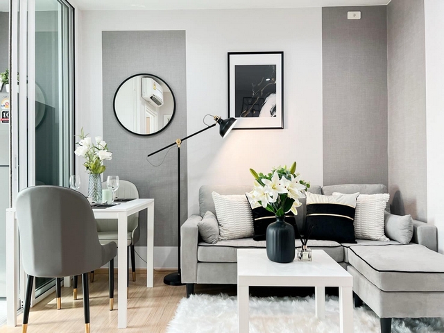 ให้เช่าคอนโดเดอะ เบส แจ้งวัฒนะ ตึก2 ชั้น 16 ขนาด 31.84 ตร.ม.ห้องสวย เฟอร์ครบ ใกล้เซ็นทรัล ใกล้รถไฟฟ้า