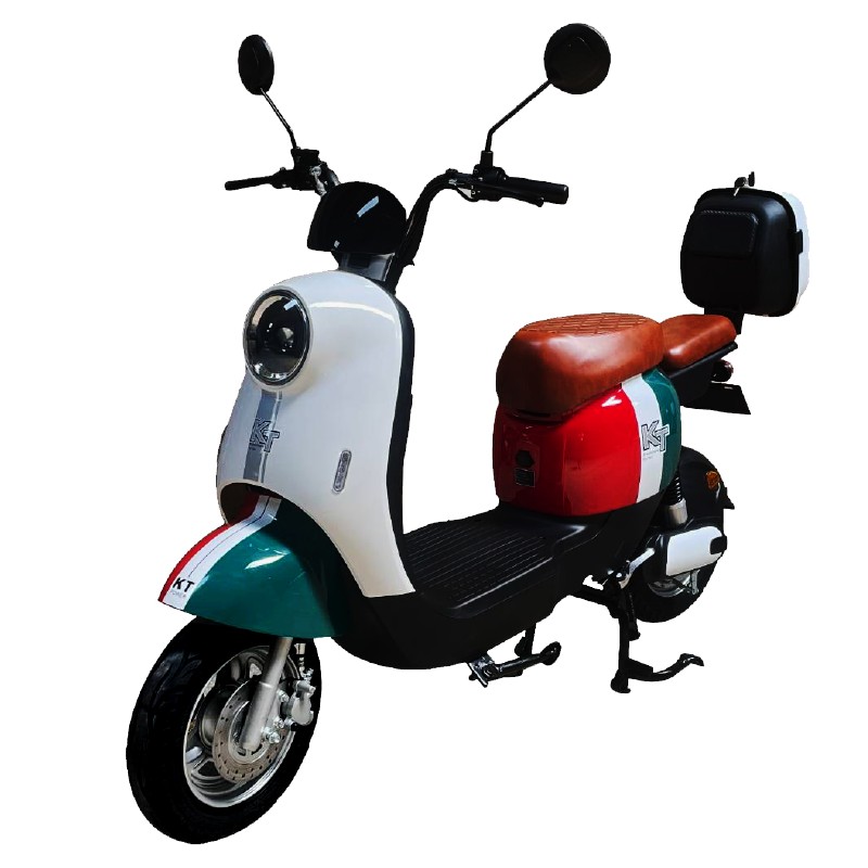 รถมอเตอร์ไซค์ไฟฟ้า KT รุ่น KT-F8 มาพร้อมกับหน้าจอ LED 1000W 48V 20AH ความเร็วสูงสุด 50 Km/h ระบบเกียร์ ระบบเป็นออโต้