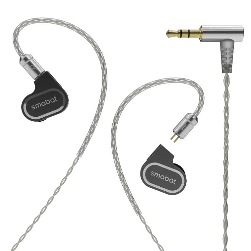 ขาย SMABAT X1 หูฟัง IEMs 2 ไดรเวอร์ 2DD จูนเสียงได้สองแบบ ประกันศูนย์ไทย