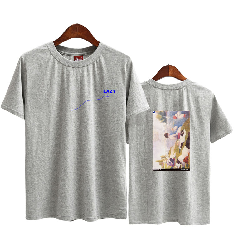 เสื้อยืด (T-Shirt) Lazy แบบ Yugyeom