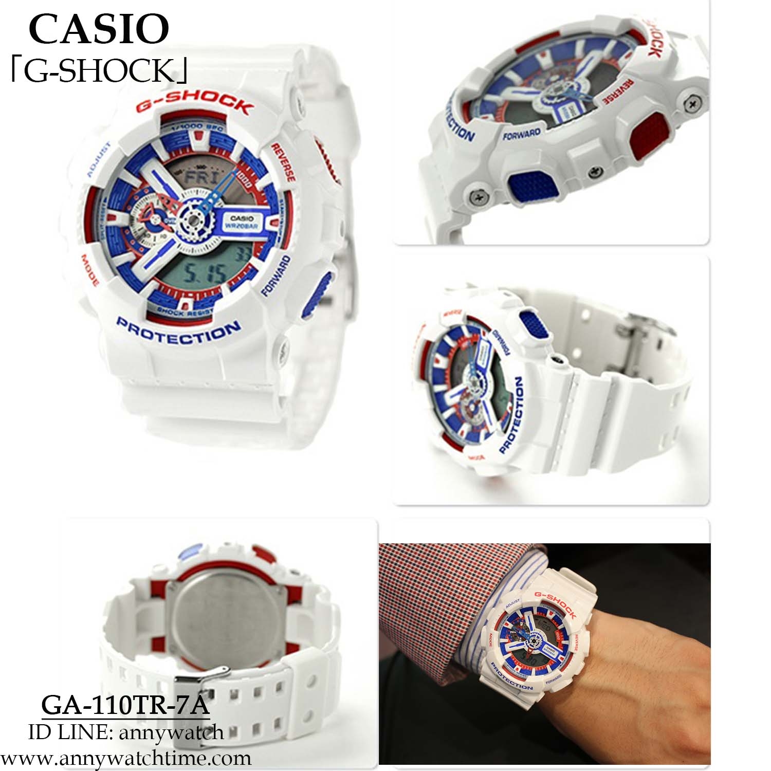 G-SHOCK GA-110TR-7A - จำหน่ายนาฬิกาของแท้ 100% อะไหล่นาฬิกา ชุด