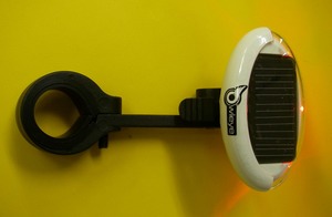 ไฟท้าย OwlEye Sun Solar Powered Bike 3 Red LED Rear Tail Light NO BATTERIES needed