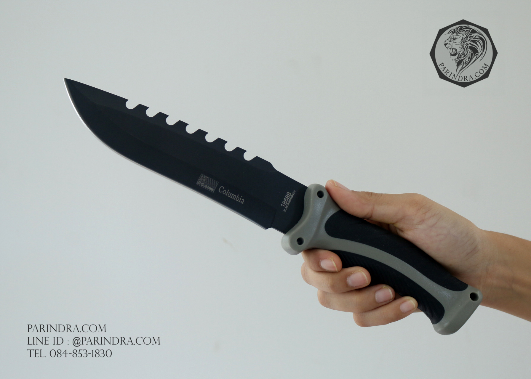 มีดใบตาย Columbia รุ่น 1868B ทรงใบมีดสวย พร้อมปลอกมีด พร้อมใช้