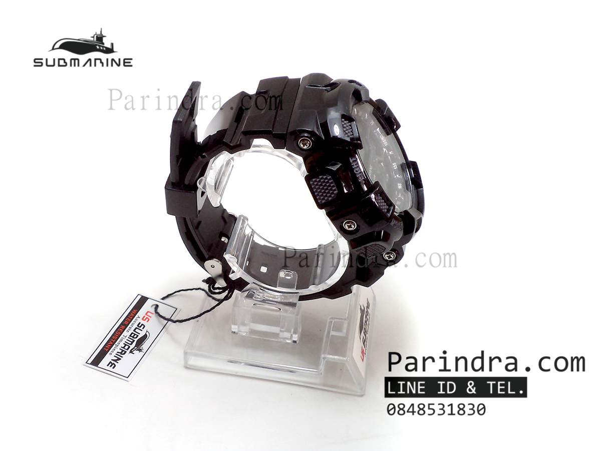 นาฬิกา US submarine รุ่น TP1311M ดำ-เทา พื้นเทา