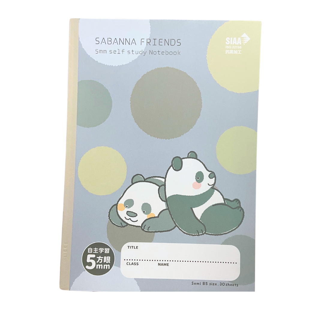 G์rid Notebook สมุดคัดลายมือ คัดอักษร สำหรับคนเรียนภาษา มี 2 ลาย แพนด้า / แฮมเตอร์