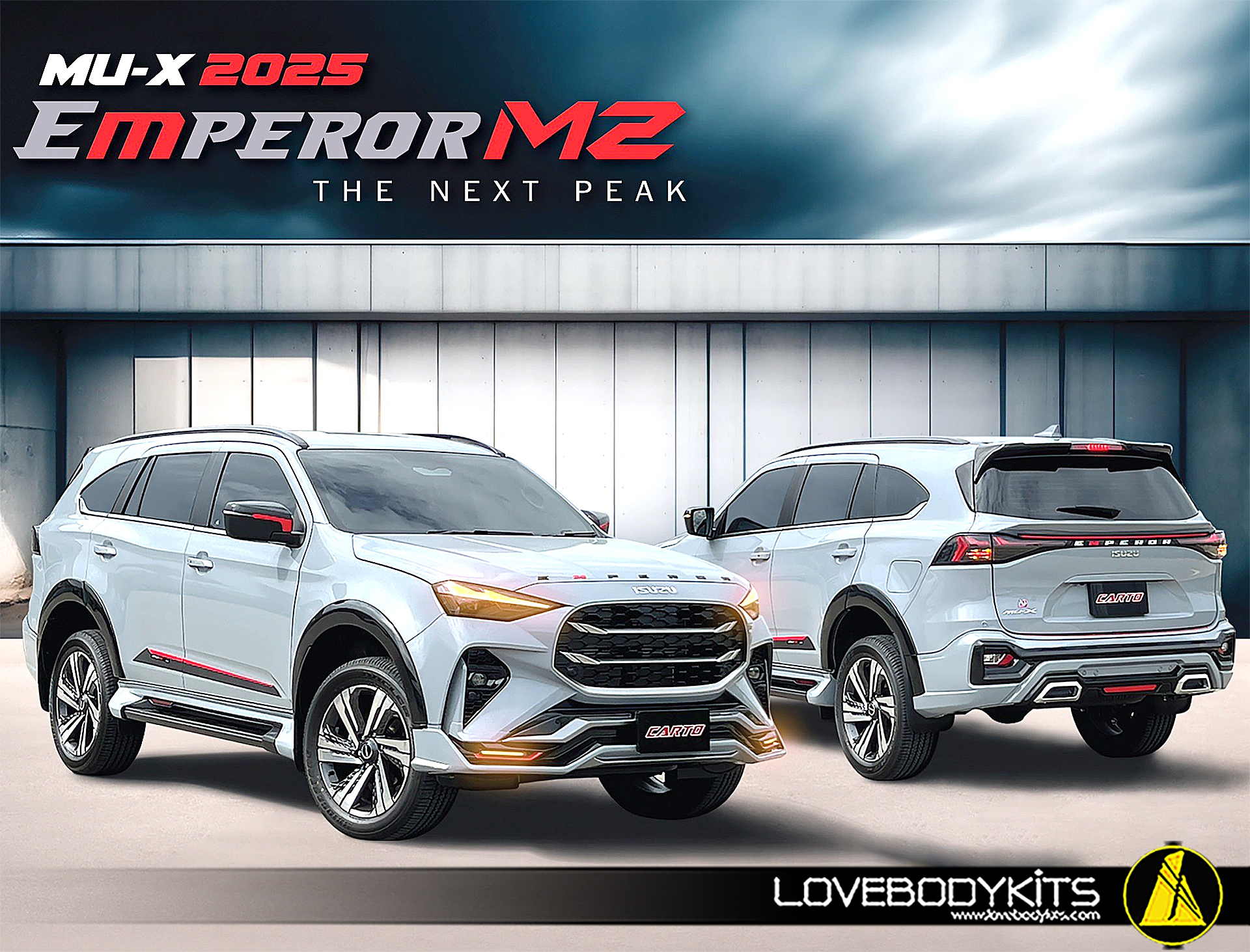 ชุดแต่ง EMPEROR M2 : MU-X 2024 รุ่น Active / Elegant / Ultimate
