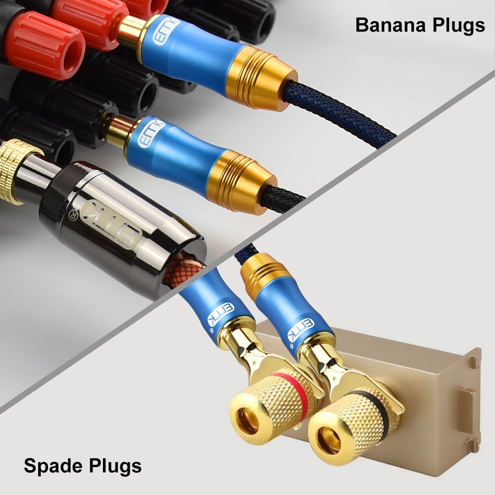 ขาย ERTK BANANA PLUG สายบานาน่าเกรดพรีเมี่ยม สำหรับลำโพงเครื่องเสียง
