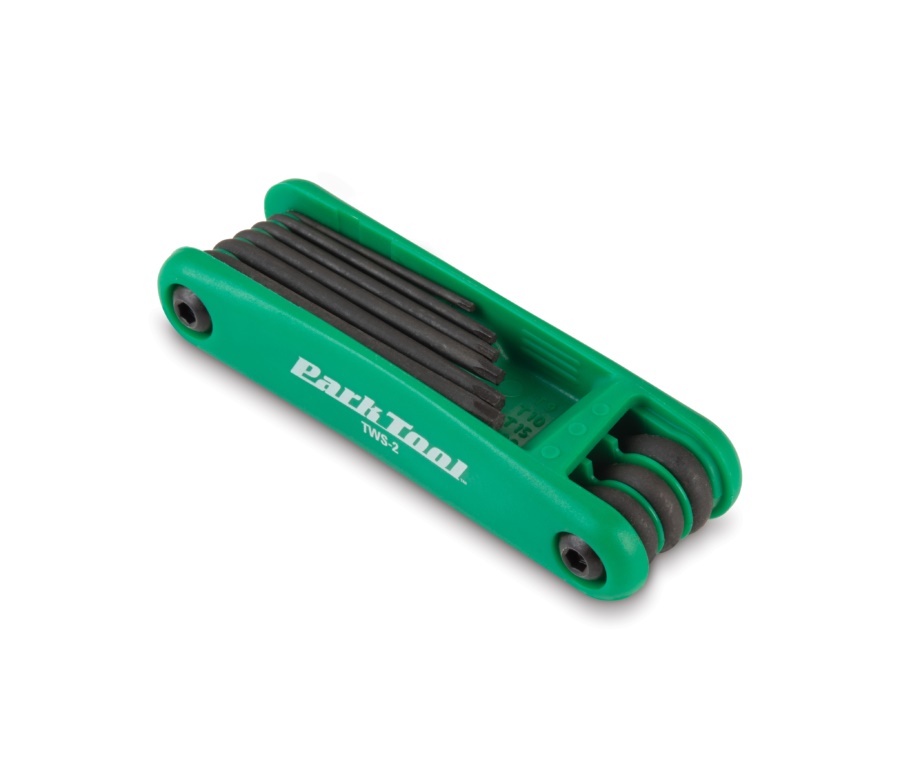 หกเหลี่ยมดอกจัน 3 ทาง Park Tool TWS-2,FOLD-UP TORX® COMPATIBLE WRENCH SET